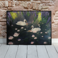 Swan Lake —  Ethereal Framed Art Print