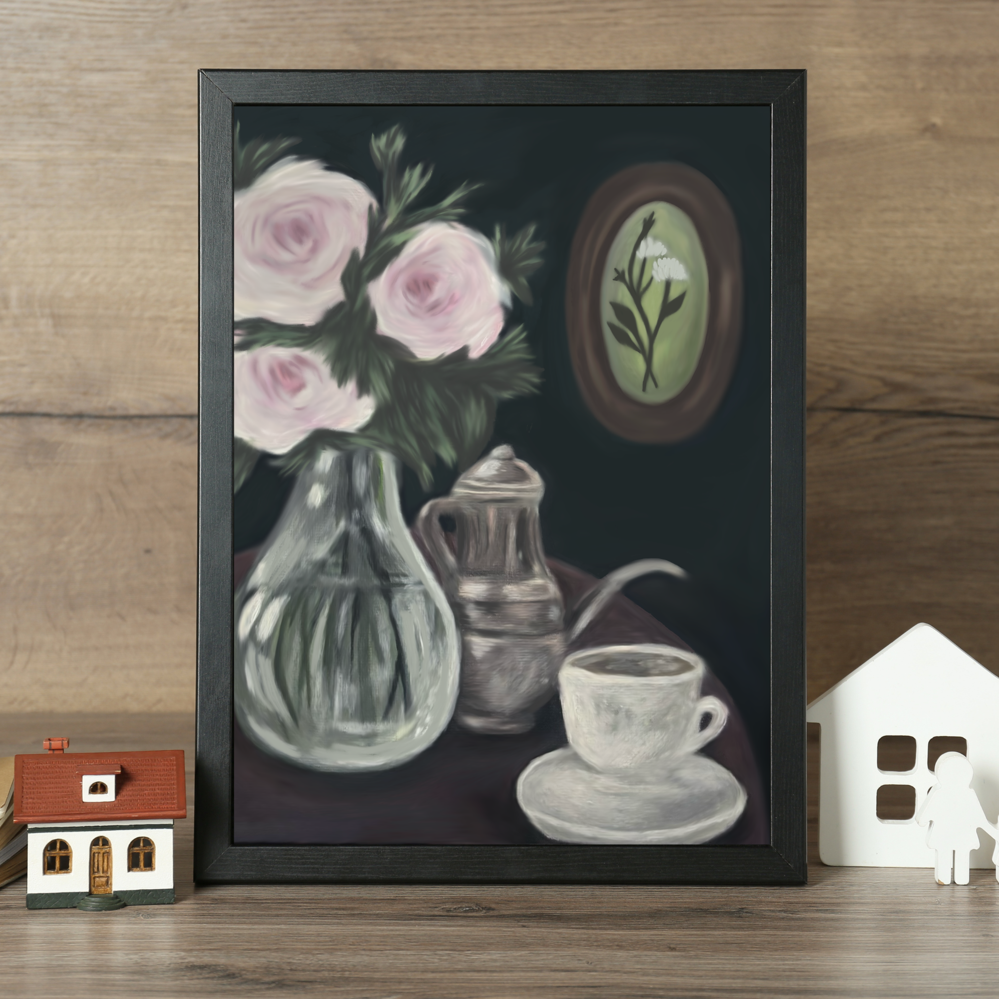 A Quiet Table — Framed Still Life Art Print