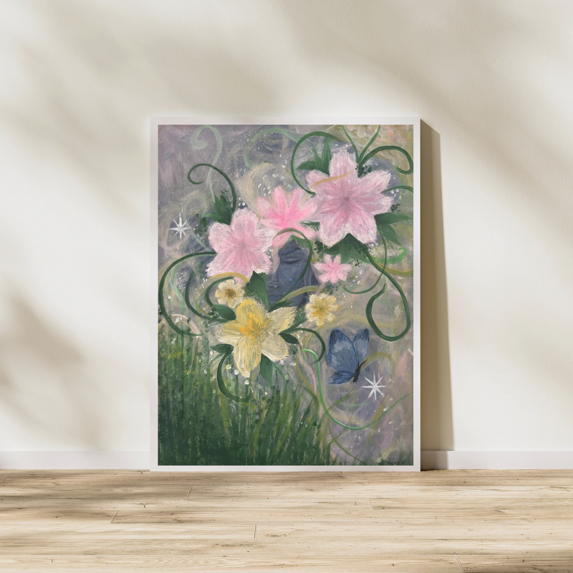 Between Petals And Stars — Art Print