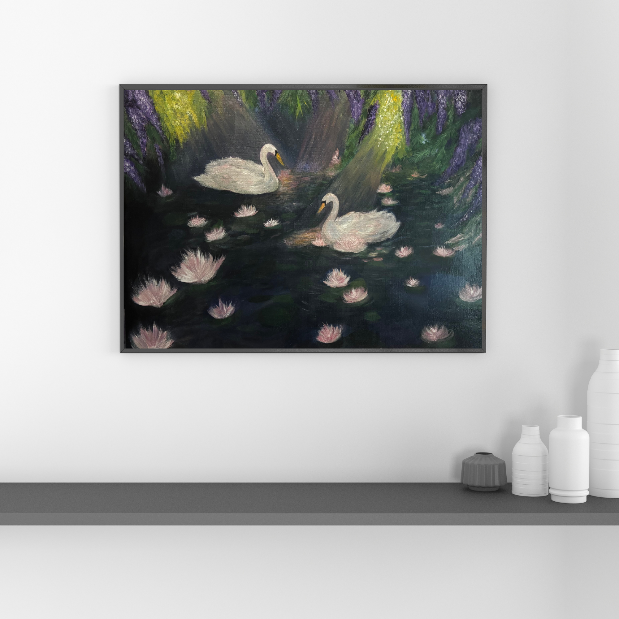 Swan Lake — Ethereal Art Print