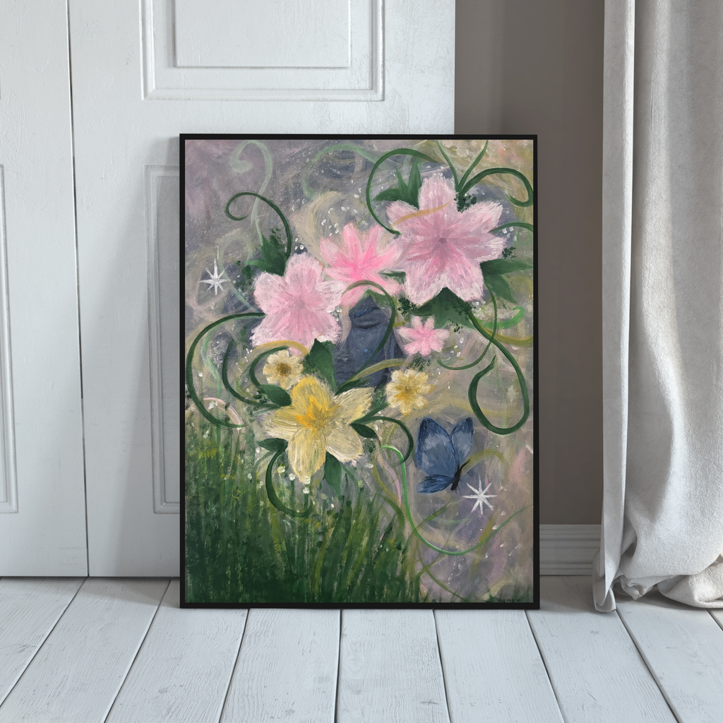 Between Petals And Stars — Art Print