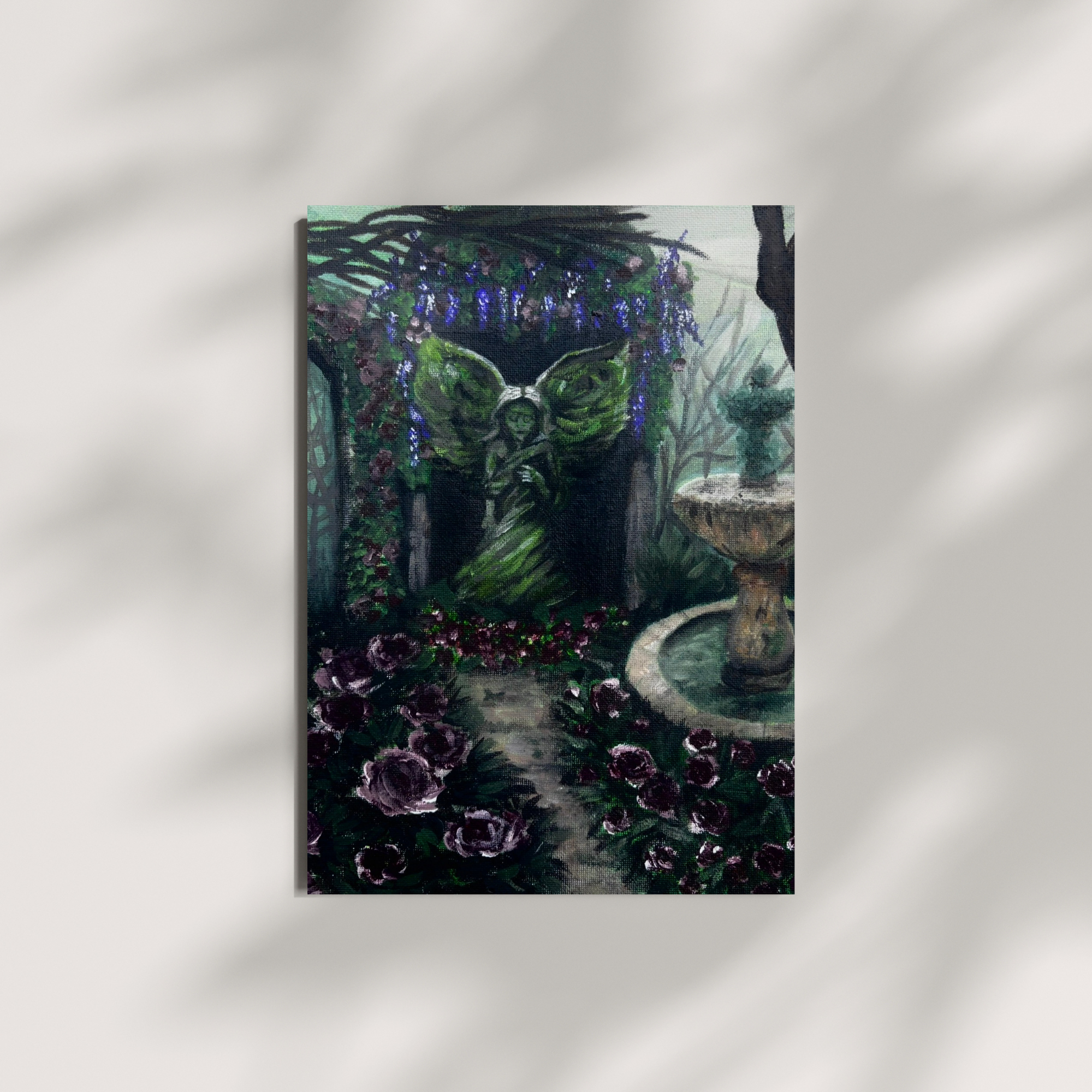 Angel in a Dark Place — (Canvas) Art Print