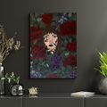 I Saw a Face in the Flowers Canvas Print