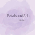 Petals & Ash Studio gift card featuring elegant floral design, perfect for gifting and special occasions.