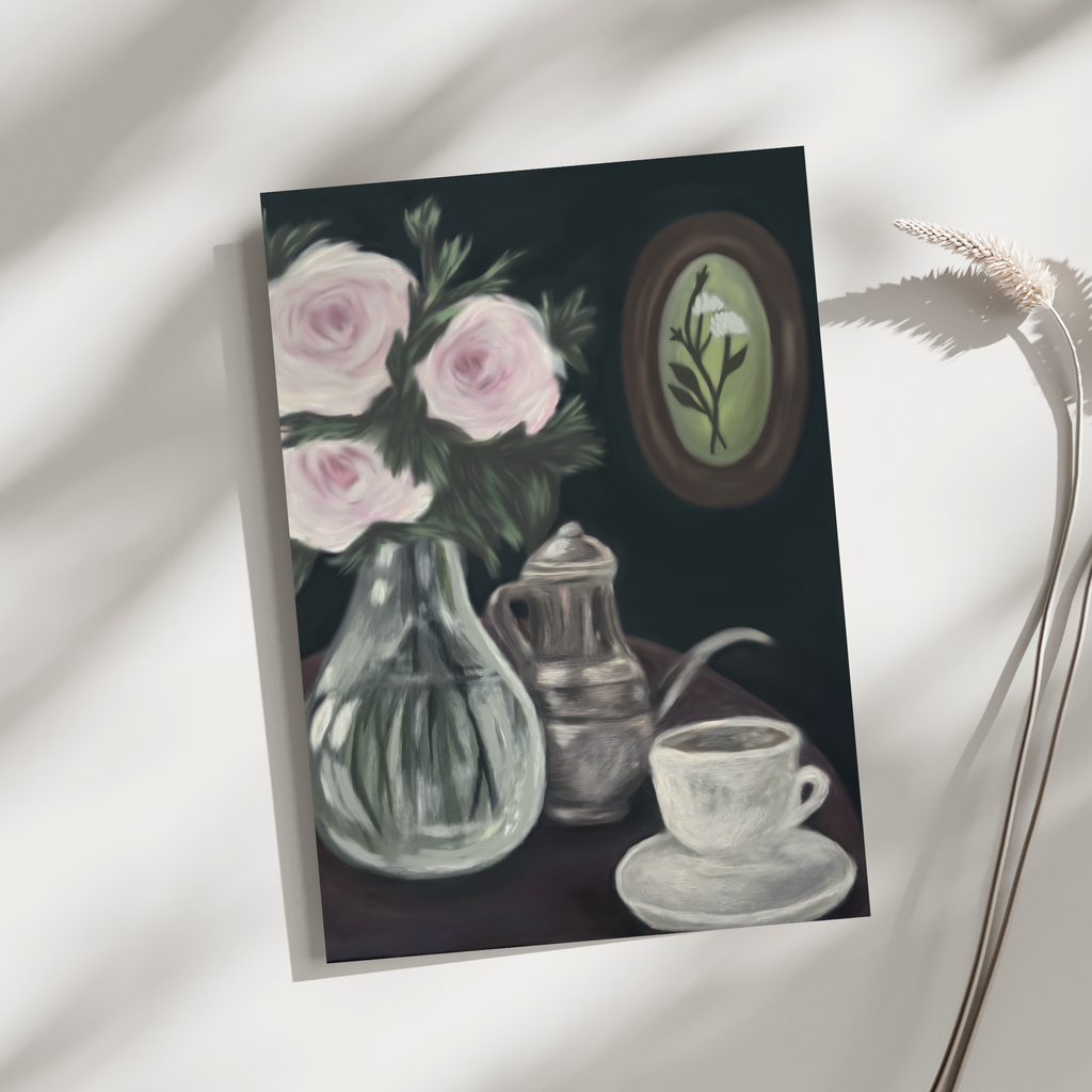 A Quiet Table — Still Life Fine Art Print