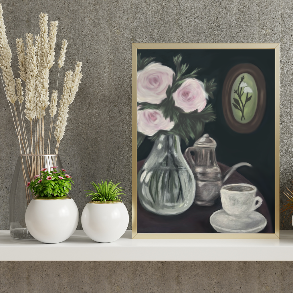 A Quiet Table — Still Life Fine Art Print