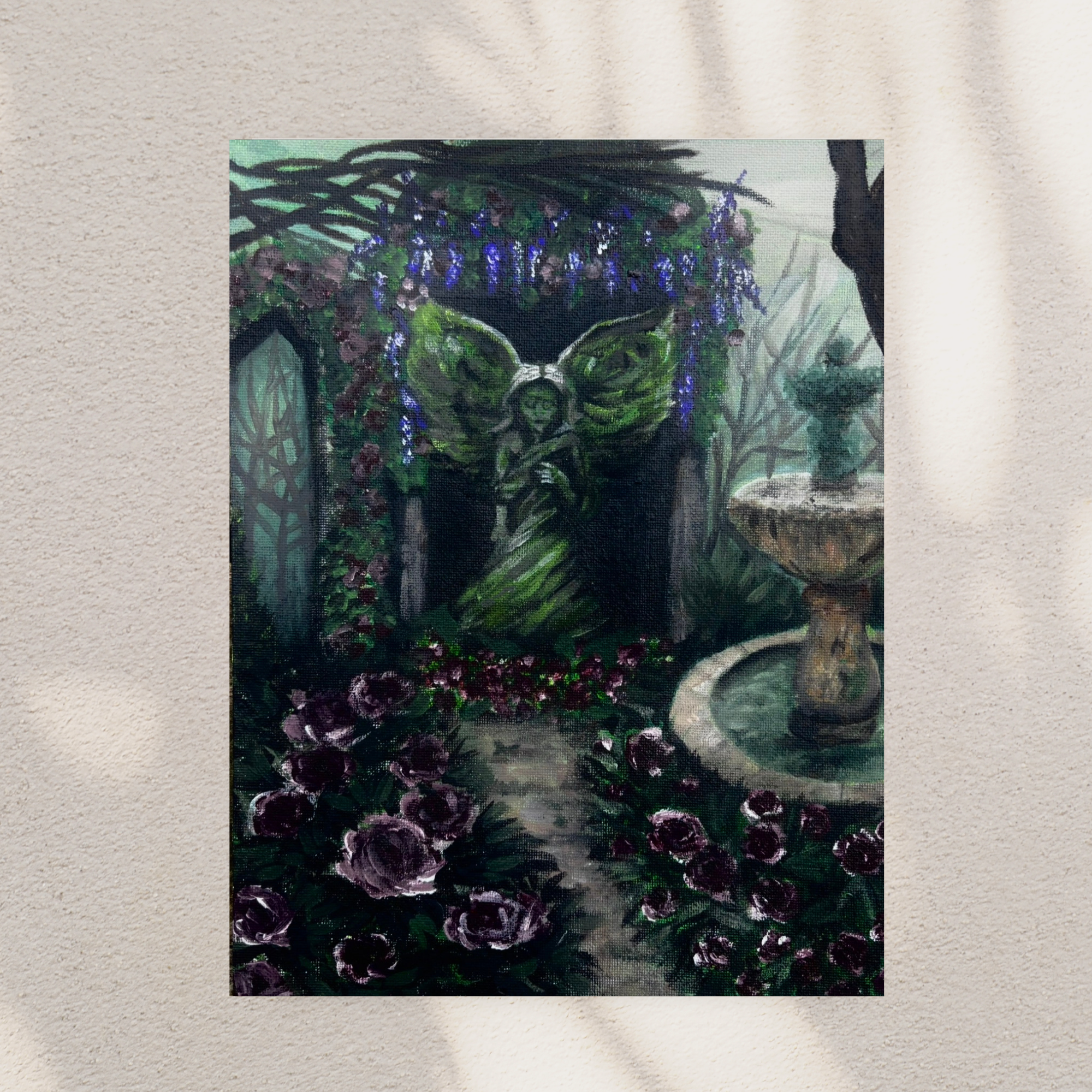 Angel in a Dark Place — (Canvas) Art Print