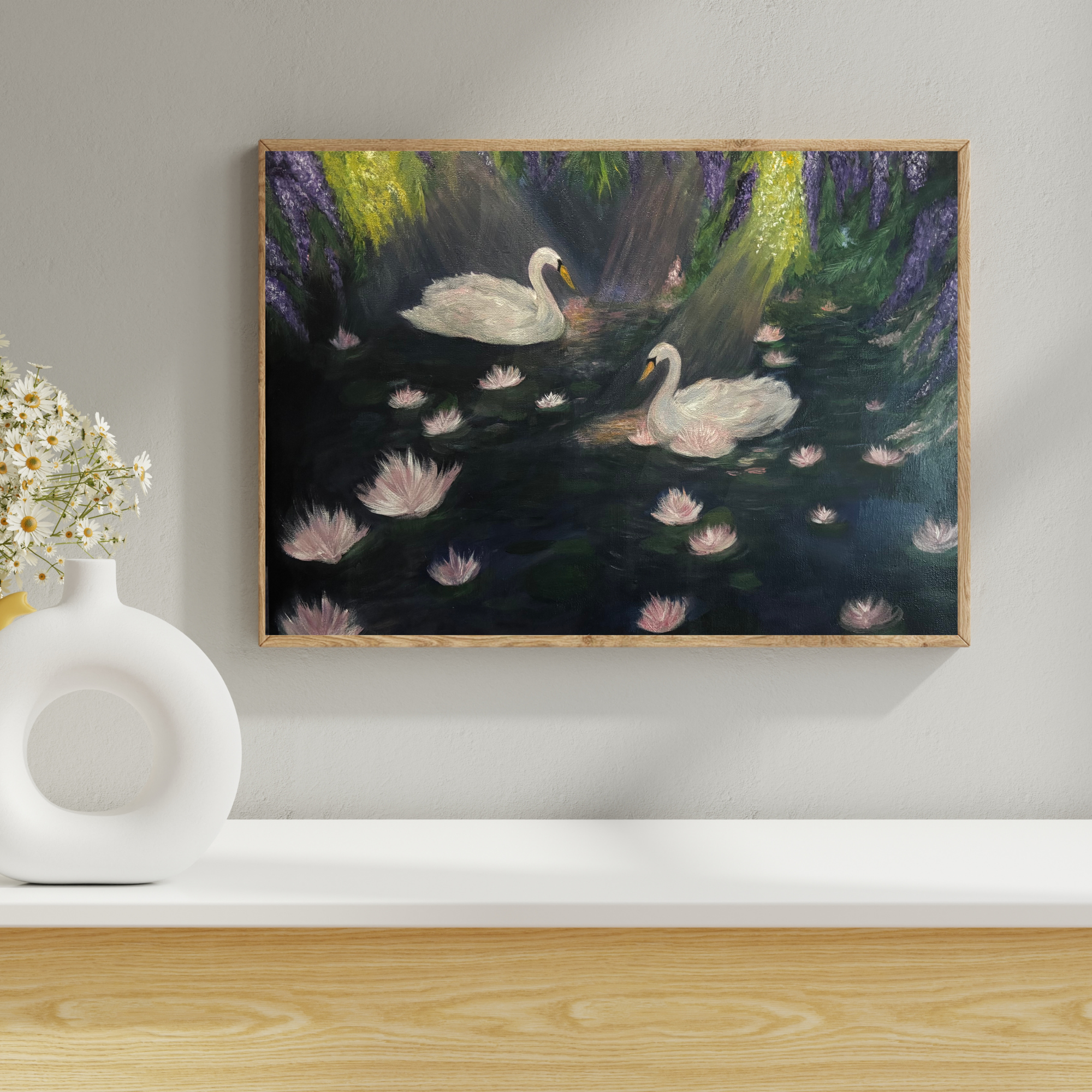 Swan Lake — Ethereal Art Print
